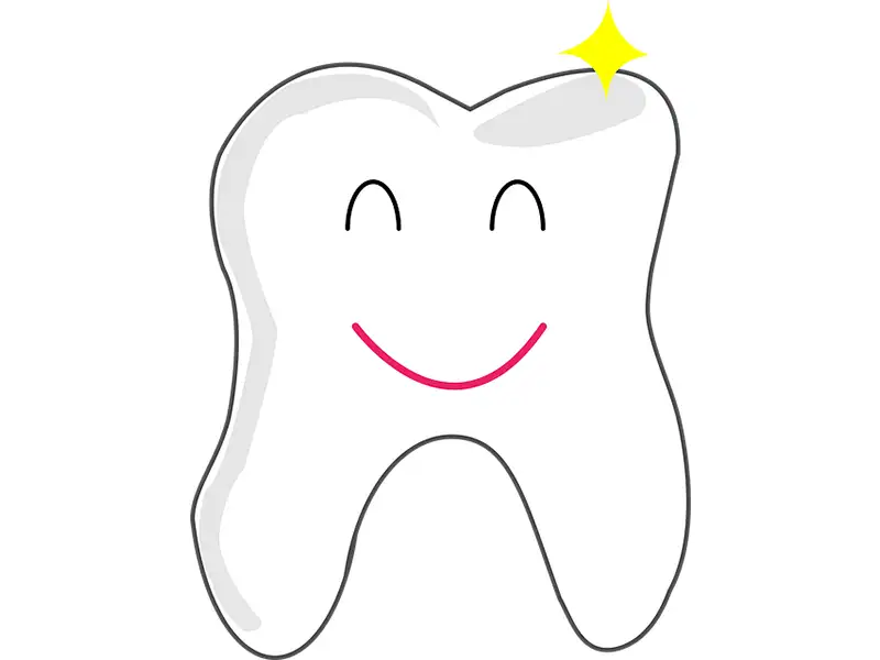 Shining Tooth Illustration Concept